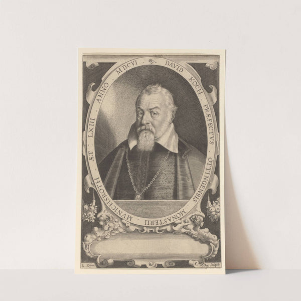 Portrait of David Koch (1606) by Lucas Kilian