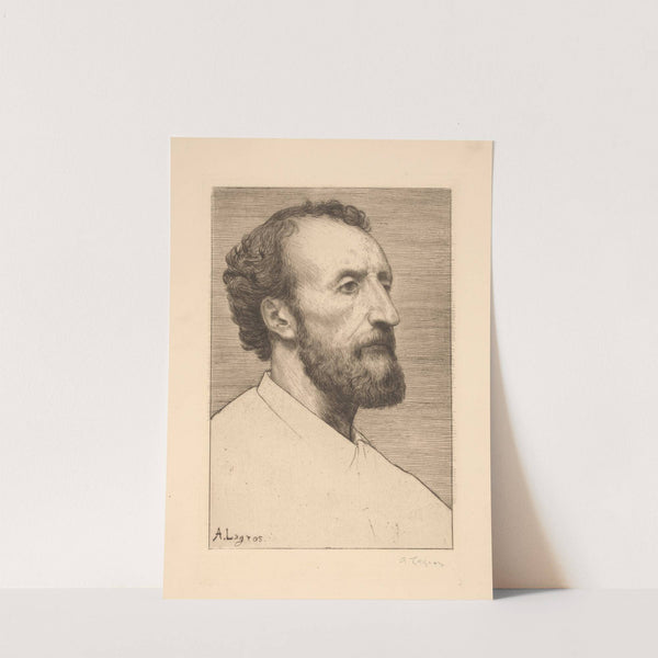 Portrait of De M. J. Delou (1877) by Alphonse Legros