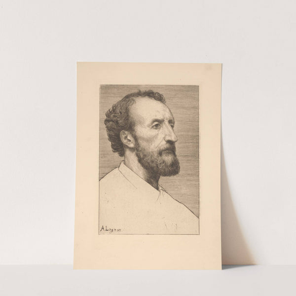 Portrait of De M. J. Delou (1877) by Alphonse Legros