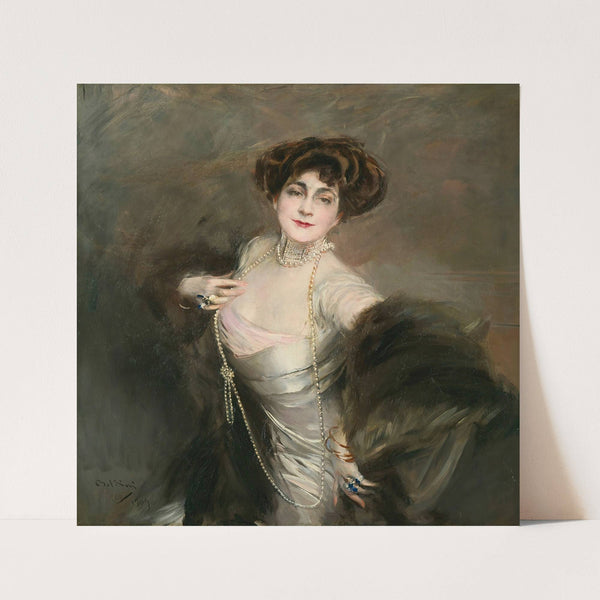 Portrait Of Diaz Albertini by Giovanni Boldini