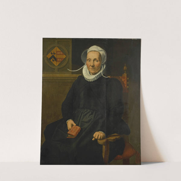 Portrait of Dirckje Tymansdr Gael, called van der Graft, Wife of Mattheus Augustijnsz Steyn by Pieter Pietersz.