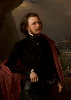 Portrait of doctor Teodor Teutold-Tripplin, traveller (1852)