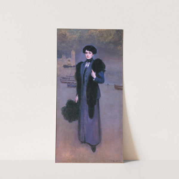Portrait of Dolors Vidal by Ramón Casas