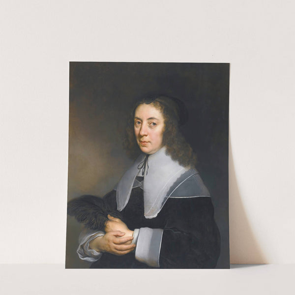 Portrait Of Dorothea Berck Of Alblasserdam (1593-1684), Wife Of Joseph Coymans by Govert Flinck