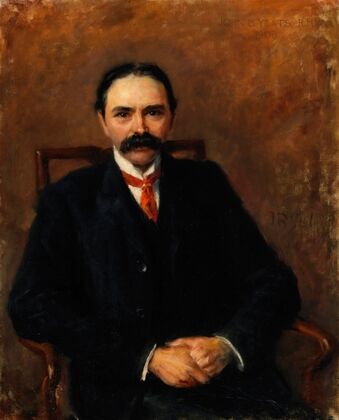 Portrait of Douglas Hyde, First President of Ireland (1860-1949), Poet and Scholar — size preview