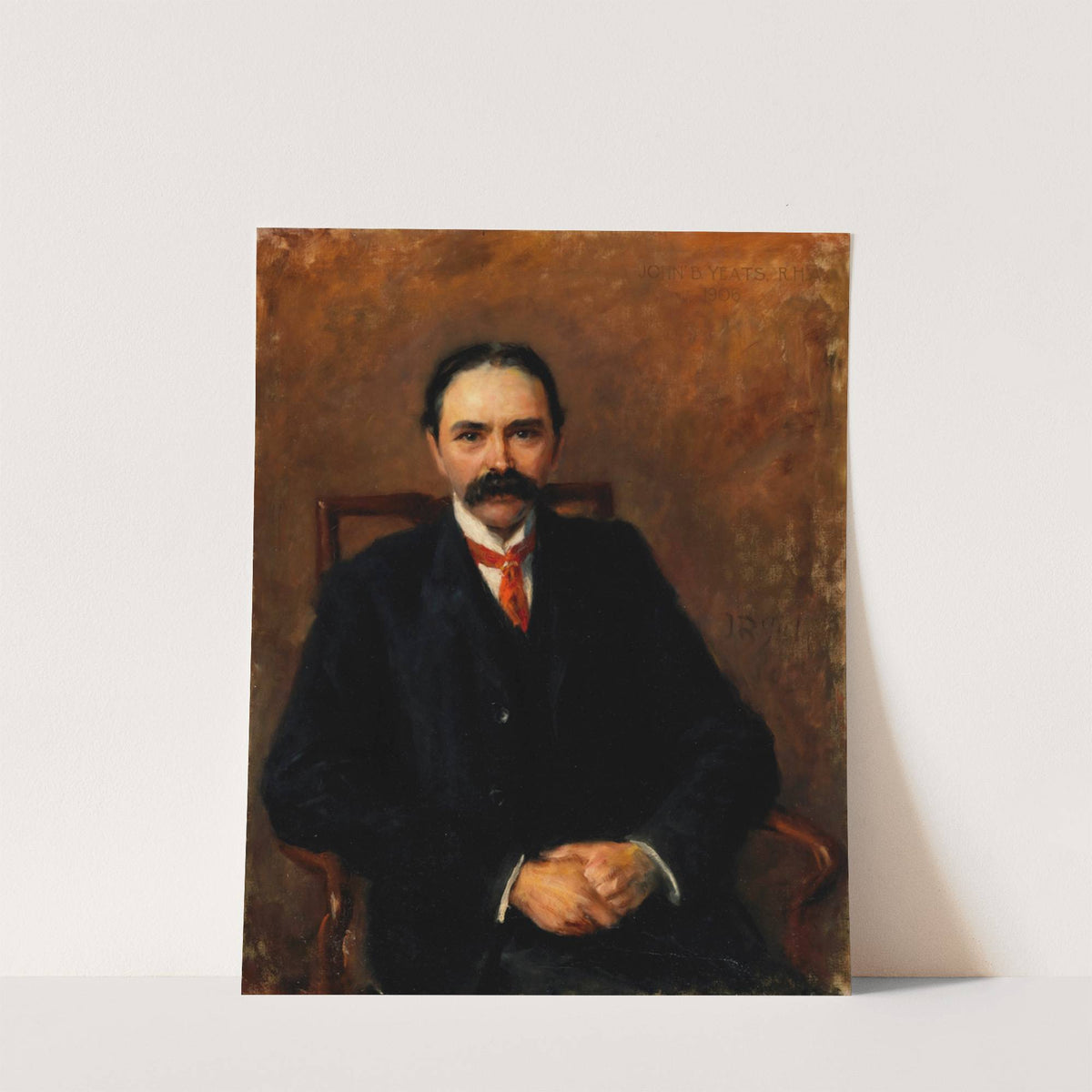 Portrait of Douglas Hyde, First President of Ireland (1860-1949), Poet and Scholar by John Butler Yeats