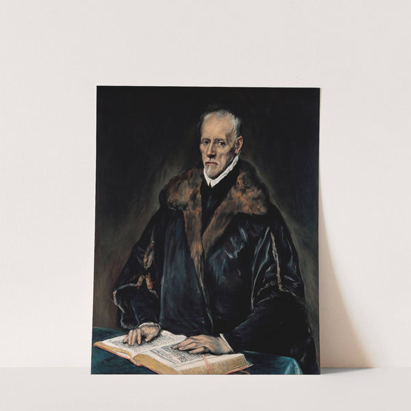 Portrait of Dr. Francisco de Pisa (1610-1614) by El Greco (Domenikos Theotokopoulos)