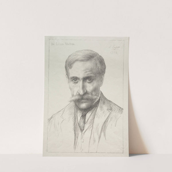 Portrait of Dr. Louis Vintras by Alphonse Legros