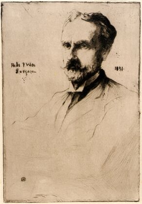 Portrait of Dr. Robert F. Weir 3 (1891)