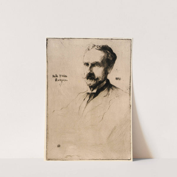 Portrait of Dr. Robert F. Weir 3 (1891) by Julian Alden Weir