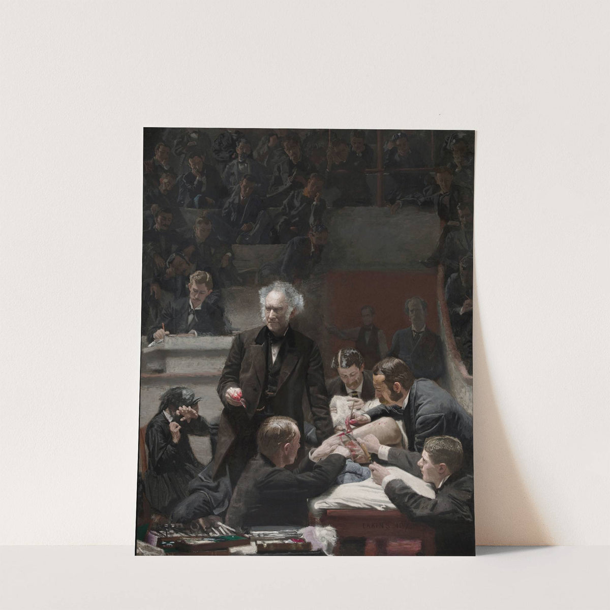 Portrait Of Dr. Samuel D. Gross (The Gross Clinic) by Thomas Eakins