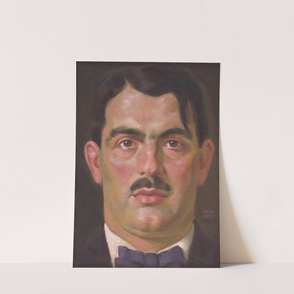 Portrait of E. B. Lukáč by Milan Thomka Mitrovský