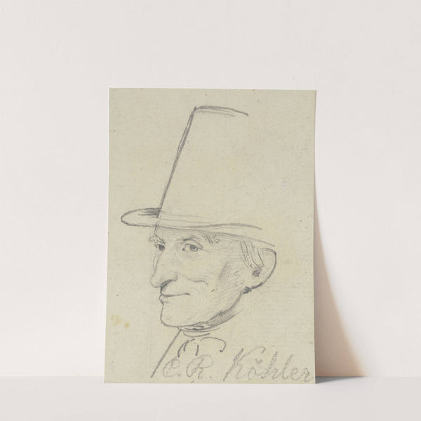 Portrait of E. R. Köhler by Carl Hoff