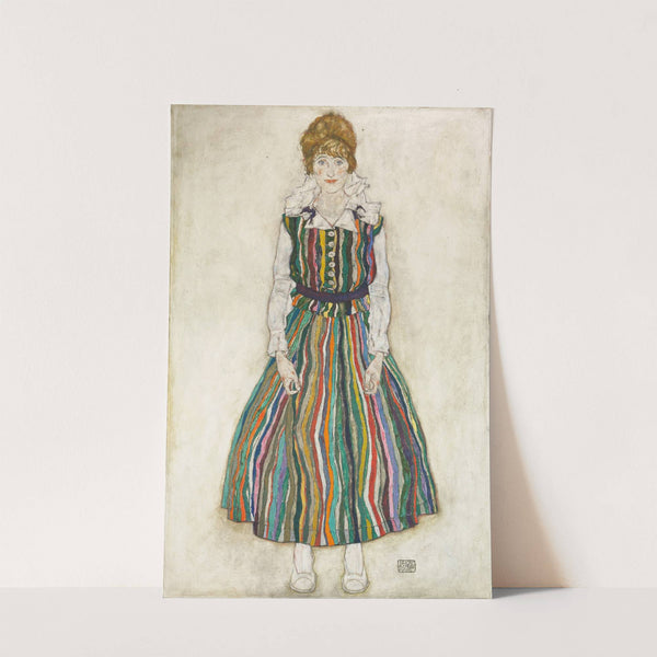 Portrait Of Edith (The Artist’s Wife) by Egon Schiele