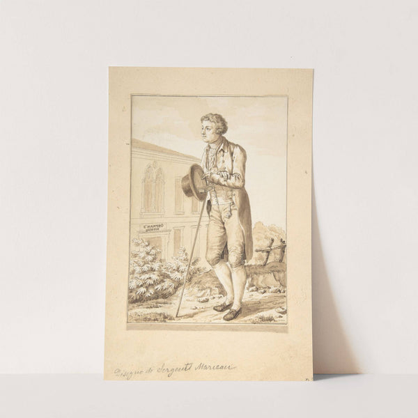 Portrait of Edmond Burke by Antoine-François Sergent