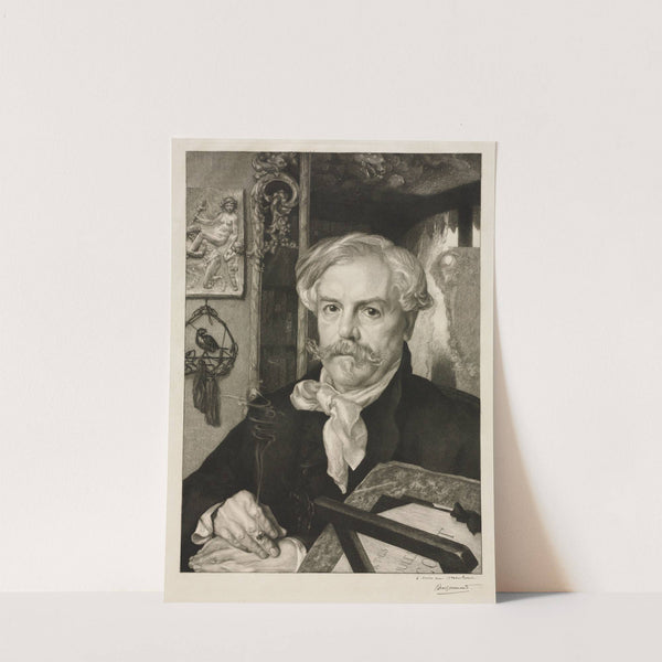 Portrait of Edmond de Goncourt (1882) by Félix Bracquemond