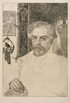 Portrait of Edmond de Goncourt — size preview