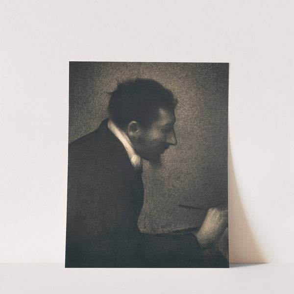 Portrait of Edmond François Aman-Jean (c. 1882 - 1883) by Georges Seurat