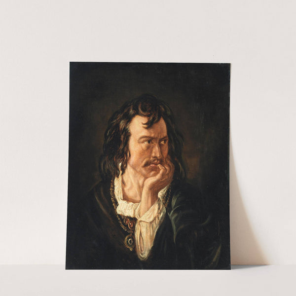 Portrait of Edmund Kean (1787-1833), Actor, as Hamlet by Daniel Maclise