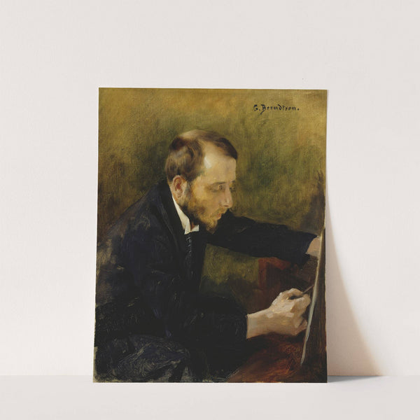 Portrait Of Eero Järnefelt The Painter by Gunnar Berndtson