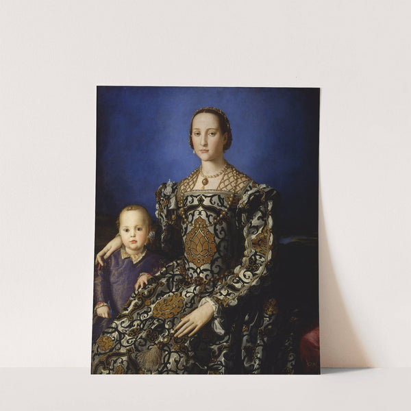 Portrait Of Eleanor Of Toledo With Her Son Giovanni De’ Medici (1544-1545) by Agnolo Bronzino