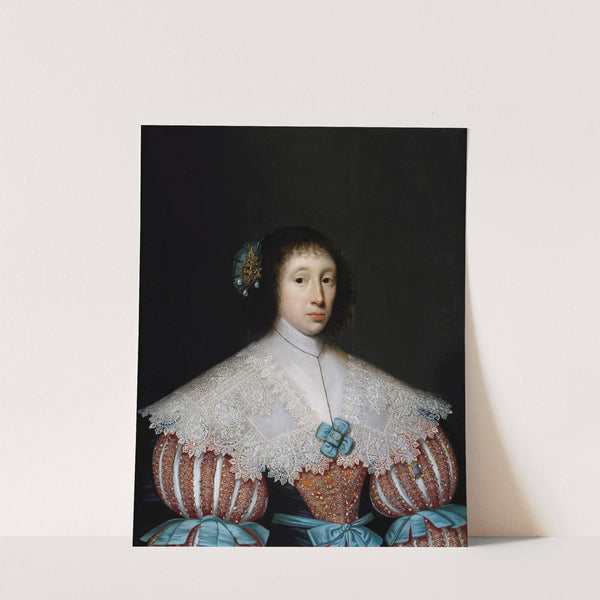Portrait of Eleanor or Mary Campion (1630) by Cornelis Jonson van Ceulen
