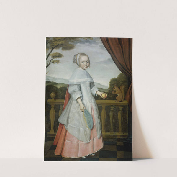 Portrait of Elisabeth van Oosten (1660-1714), as a Child by Willem Jansz. Ploy