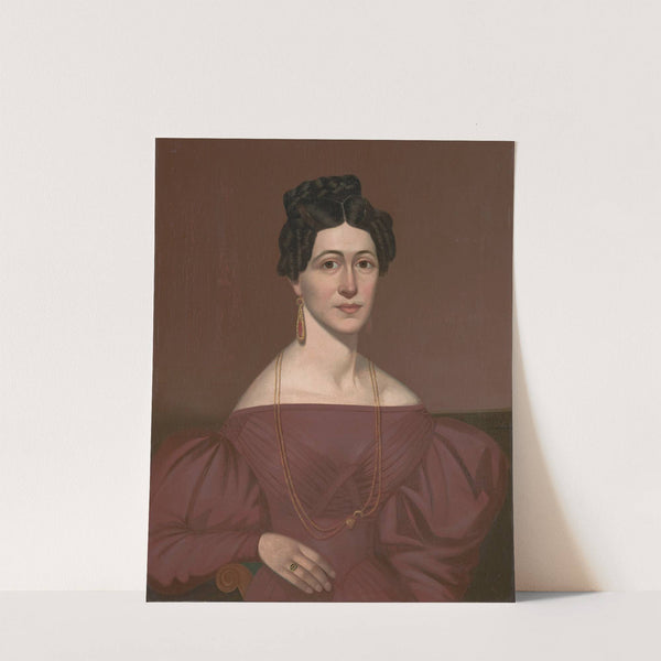 Portrait of Eliza C. Ayres by Orlando Hand Bears