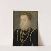 Portrait of Elizabeth of Austria, Wife of King Charles IX of France by Follower of François Clouet