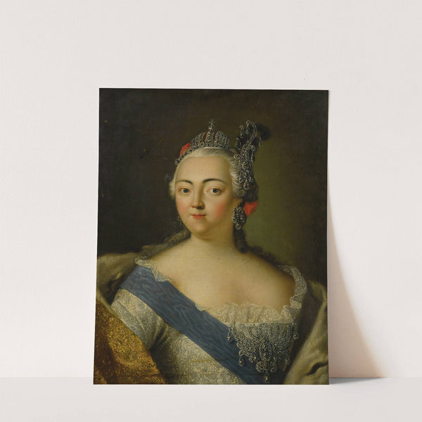 Portrait Of Elizabeth Petrovna by Russian School
