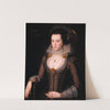 Portrait of Elizabeth Poulett by Robert Peake the Elder