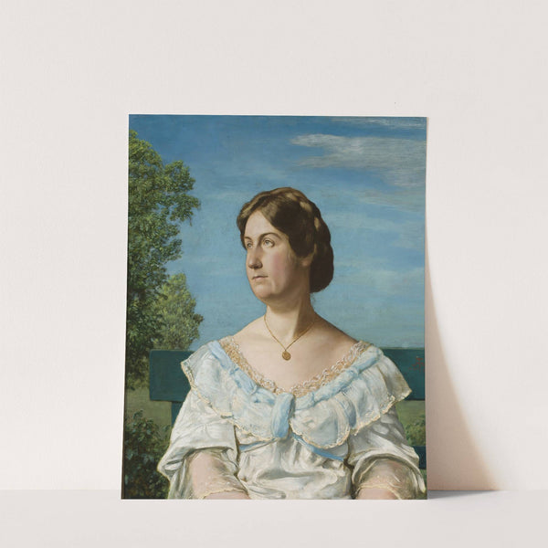 Portrait of Ella Blaue, artist’s adopted daughter (1903) by Hans Thoma