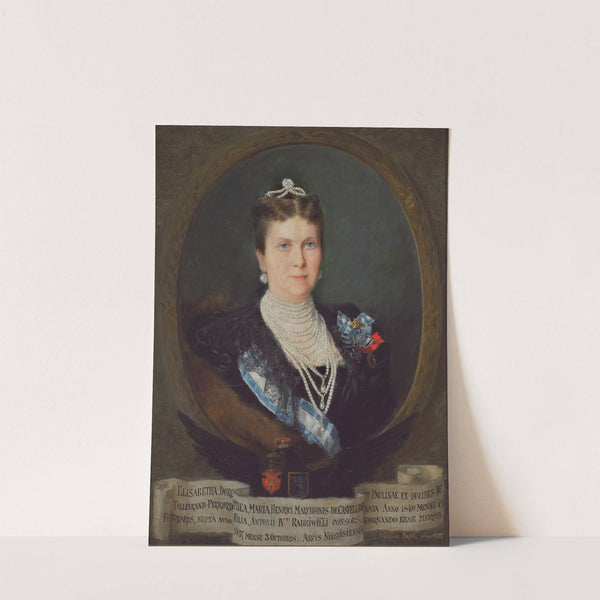 Portrait of Elżbieta Radziwiłl née De Castellane (1840–1915) by William Pape