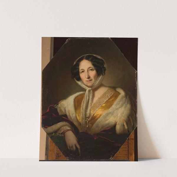 Portrait of Elżbieta Woroncow née Branicka(1792–1880) (1852) by Karl von Blaas