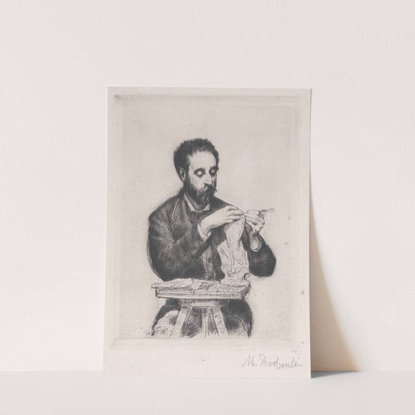 Portrait of Emile Soldi (1876) by Marcellin-Gilbert Desboutin