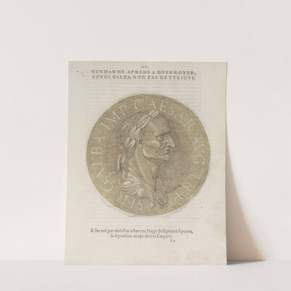 Portrait of Emperor Alba (1557-1559) by Hubert Goltzius