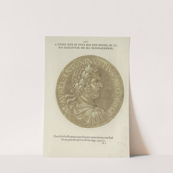 Portrait of Emperor Caracella (1557-1559) by Hubert Goltzius