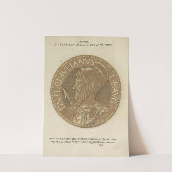 Portrait of Emperor Julianus Apostata (1557-1559) by Hubert Goltzius