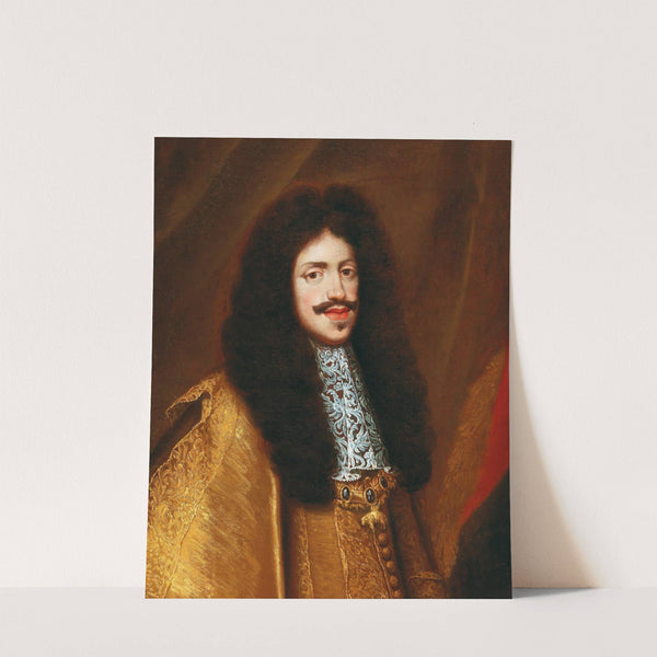 Portrait Of Emperor Leopold I. As A Young Man, Wearing The Order Of The Golden Fleece by Benjamin von Block