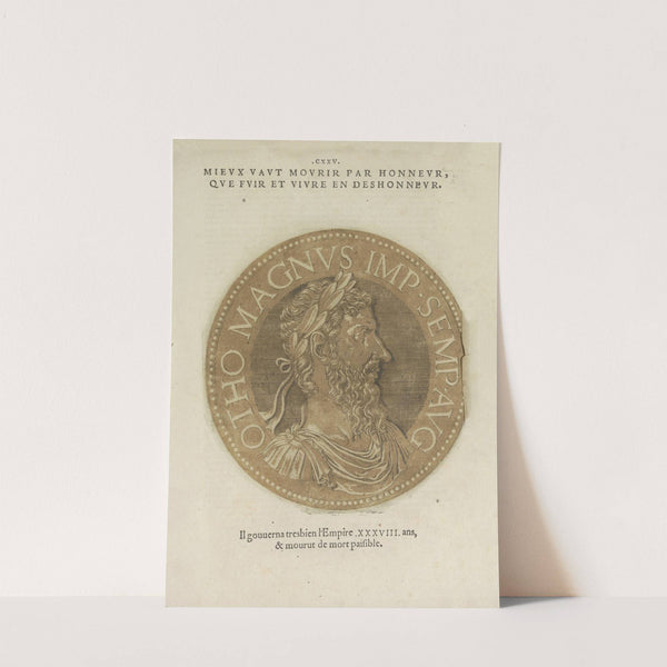 Portrait of Emperor Otto I (1557-1559) by Hubert Goltzius