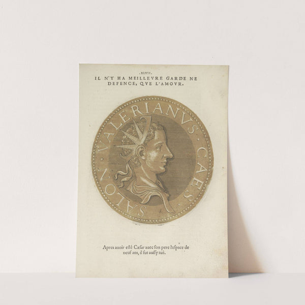 Portrait of Emperor Salonius (1557-1559) by Hubert Goltzius