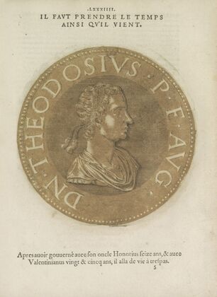 Portrait of Emperor Theodosius II (1557-1559)