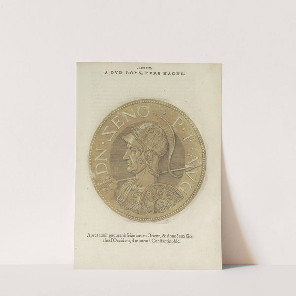 Portrait of Emperor Zeno (1557-1559) by Hubert Goltzius