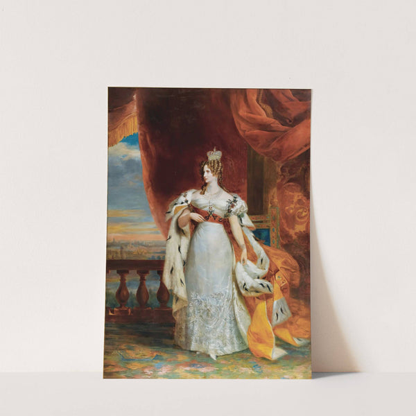 Portrait Of Empress Alexandra Fedorovna by Studio of George Dawe