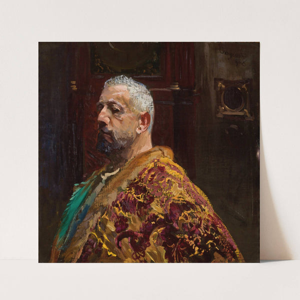 Portrait of Erazm Barącz (1908) by Leon Wyczółkowski