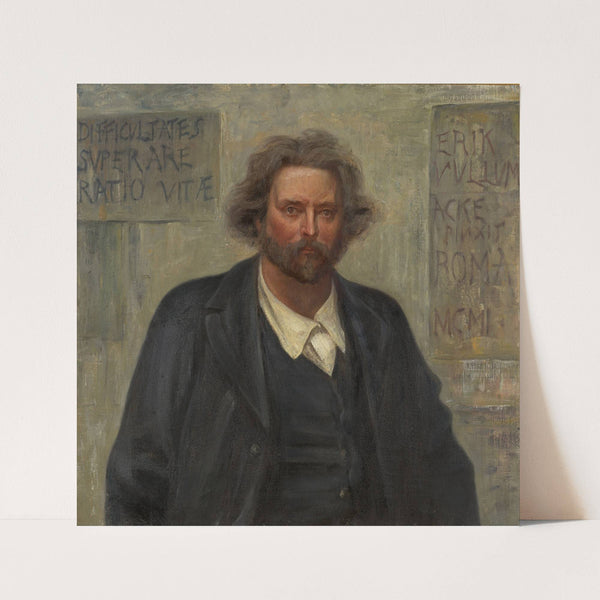 Portrait of Erik Vullum by J.A.G. Acke