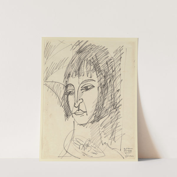 Portrait of Erna (ca. 1915) by Ernst Ludwig Kirchner