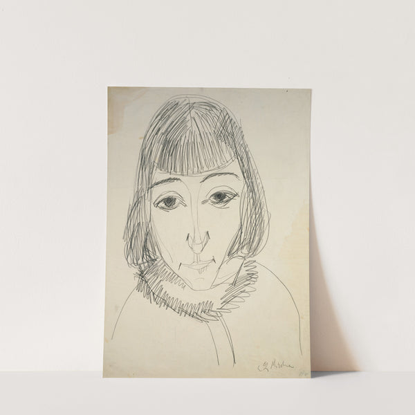 Portrait of Erna (ca. 1913) by Ernst Ludwig Kirchner