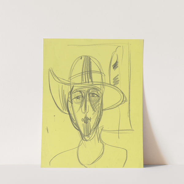 Portrait of Ester Haufler (ca. 1928) by Ernst Ludwig Kirchner