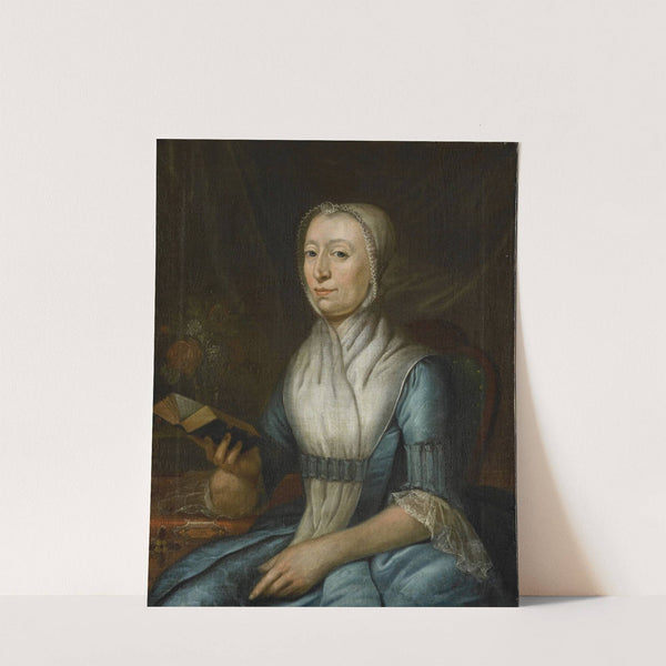 Portrait of Eva Goudriaan-de Veer (1776) by Cornelis Van Cuylenburgh II